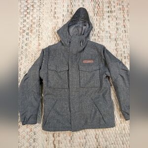Burton Womens Medium Ski/Snowboard Grey Winter Jacket